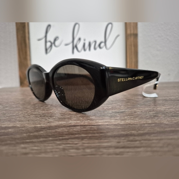 Stella McCartney Dark Oval Sunglasses, SC40077i, 54-18 140 - Picture 3 of 8